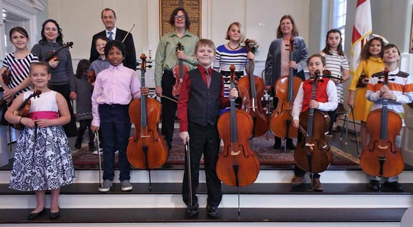 strings crewe recital in playground